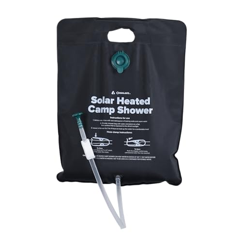 Coghlans Camp Shower - Portable Solar-Heated Outdoor Shower Bag 4.2 Gallons