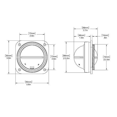 Brújula RitchieSport con soporte ajustable miniatura 2
