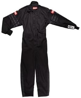 Part Synergy Replacement for Pro-1 Single Layer Driving Suit SFI 3.2A/1 Black Youth Small
