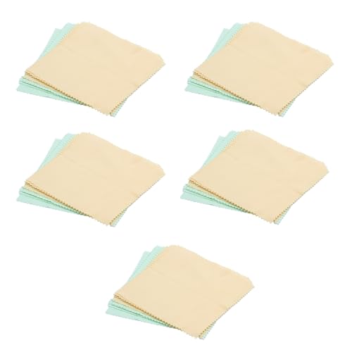 Sprressal Pack 50 Microfibre Cleaning Cloth for/Clenz/Glasses/Lens Optical Wipes Spectacles/CameraSpectacles/Sunglasses