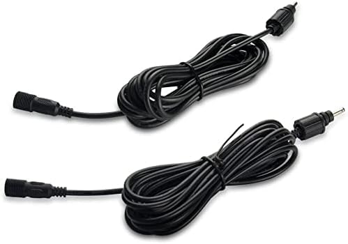 Spurleh 2 Stück 3M Gartenstrahler LED Verlängerungskabel IP65 Wasserdicht Außenleuchte Kabel für Gartenleuchte Garten Spots Außen