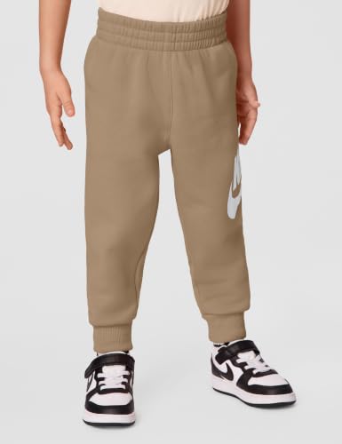 Image of Nike Baby Sportswear Club Fleece Pullover Hoodie and Joggers 2-Piece Outfit Set (Large Swoosh Logo)