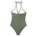 Swim Suits for Women 2025,Womens Sexy Tummy Control One Piece Swimsuits Halter Push Up Fashionable Floral Printed Bathing Suits for Women Full Coverage