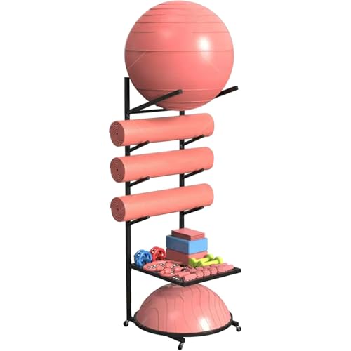 Support tapis de yoga mobile pour libérer l'espace de votre studio de gym