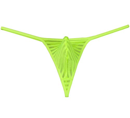 Men's Sexy Little Thong Underwear See Through Pouch G-String Under Panties Low Rise T-BACK4