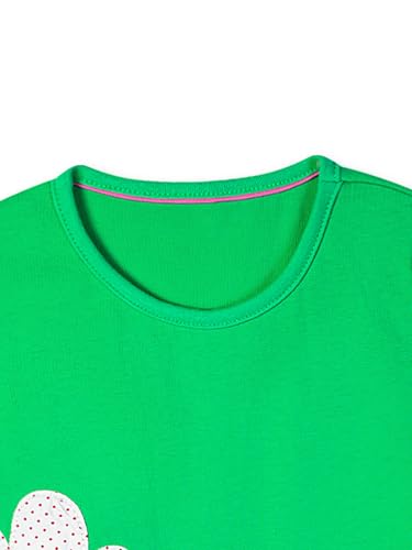 Image of HILEELANG Toddler Girl Cotton Casual Dress Summer Short Sleeve Basic Tunic Playwear Shirt Dresses