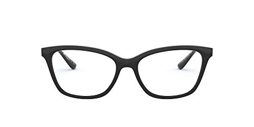 Vogue Eyewear Women's VO5285 Cat Eye Prescription Eyeglass Frames, Black/Demo Lens, 53 mm