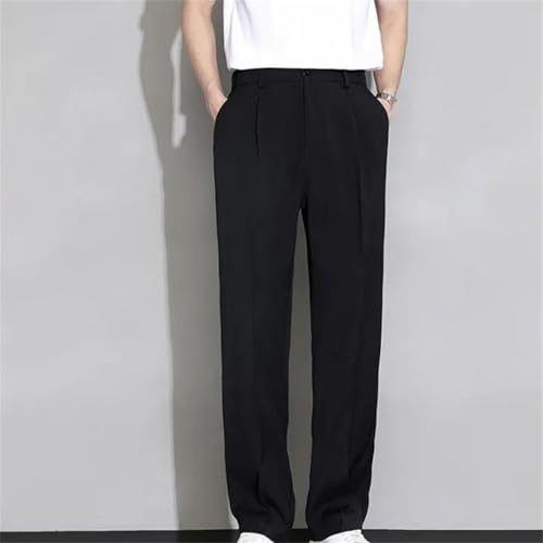Men's Ice Silk Casual Straight Outdoor Simple Pants Summer Ultra Thin Loose Straight Section Drape2