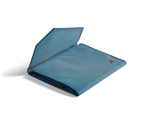 Allett Envelope Wallet, Indigo Blue – Nylon, RFID Blocking, Trifold, Slim, Minimalist, Water Resistant, Thin - Holds 4-24+ Cards, Bills, Coins - For Men & Women 5