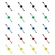 20 Stück Pfeil Spiel Zeiger Spinner, Brettspiel Spinner, Kunststoff Pfeil Spinner, Pfeil Spinner Wahrscheinlichkeit Spinners, für Schule, Brettspiel (5 Farben)