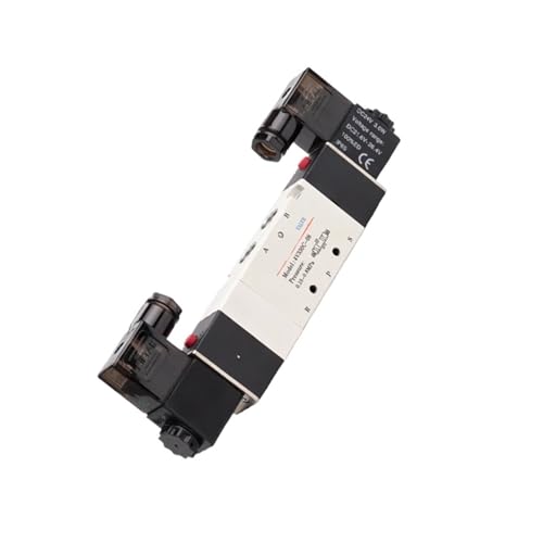 Distributeur pneumatique 4V330C-08 double bobine pour stopper un vérin - 2