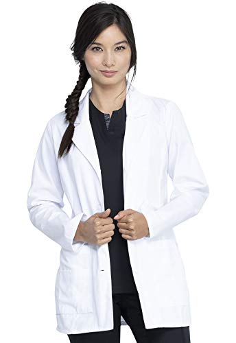 Dickies Women's 29 Inch Lab Coat, White, XX-Large