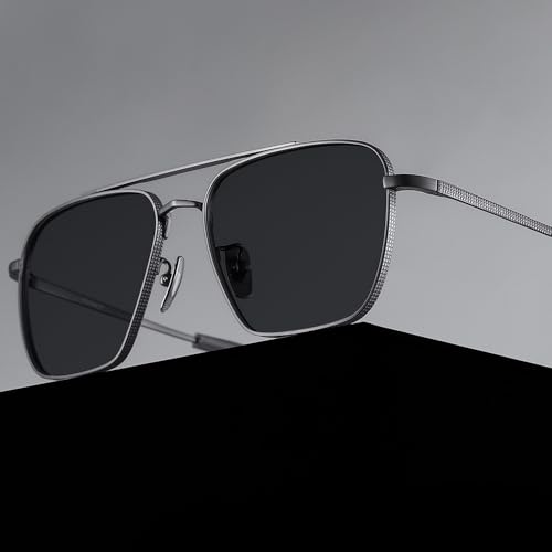 Pure Titanium Men's Sunglasses Outdoor Shades UV400 Sun Glasses3