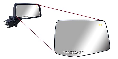 Replacement Passenger Right Side Mirror Glass Heated with BLIS(BLind Spot Light) and Back Plate for Chevrolet Silverado GMC Sierra from 2019 to 2023 by LONGLING - Used condition - Image 2