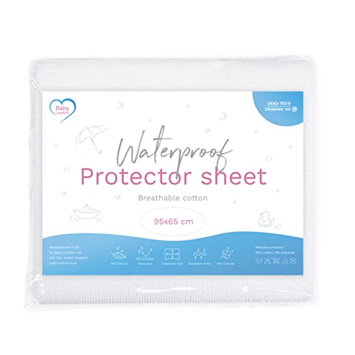 Matratzenschoner, wasserdicht, passend für 95 x 65 cm Reisebett… Cover