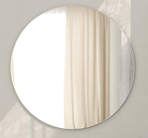 Amazon.co.jp: (Φ600mm) 円形ミラー 貼付けタイプ 面取りなし