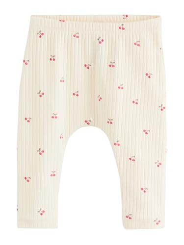NEXT Baby Mädchen Standard 6-teiliges Set mit Langarmshirt und Leggings Pink/Cream/Brown Print 56-62