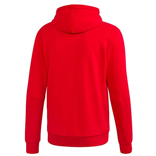 Adidas MH Bos Po Ft, Felpa Uomo, Scarlet/White, M