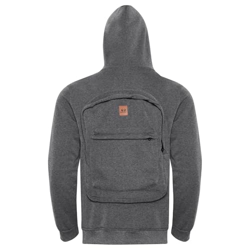Veste training homme contre le froid sweat rando avec balaclava