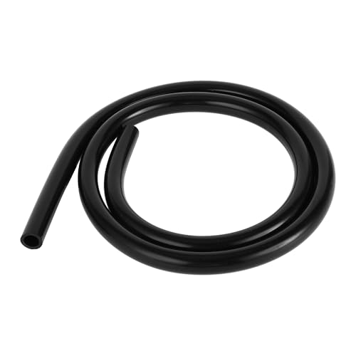 ACROPIX 130PSI Max Pressure Silicone Vacuum Tubing Hose Automotive Vacuum Line High Temperature 4FT 3/8 10mm ID 2mm Thickness Black Silicone