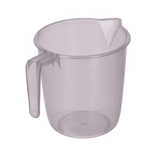 Kuber Industries Set of 6 Bathroom Combo Set | Bathroom Set | 2 Piece Tub-25 L with 2 Piece Bucket-13 L & 2 Piece Mug-1100 ml Bathing Set | Bathroom Accessories Set | Transparent Gray