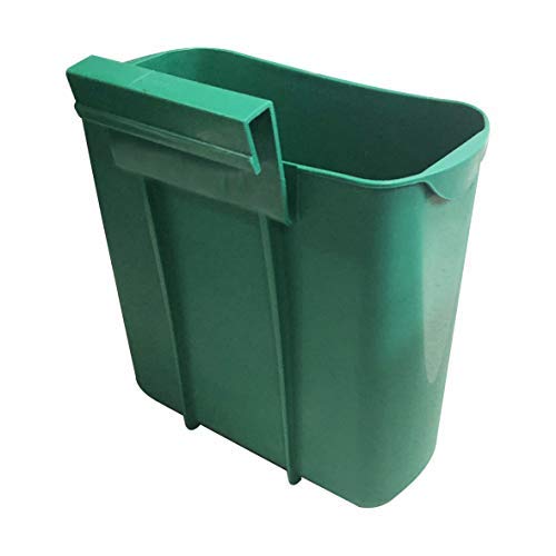 Two Pack in-Cabinet Hanging Trash Can. Small Garbage bin Ideal for use in Kitchen