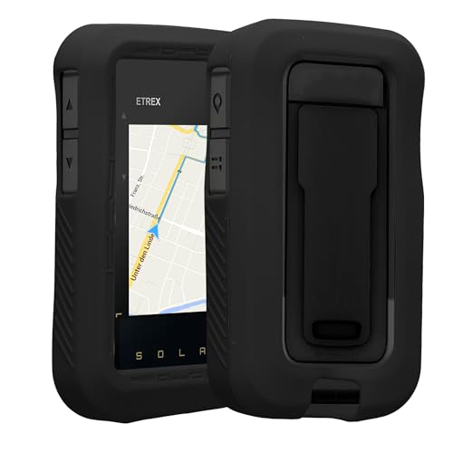 kwmobile Funda Compatible con Garmin eTrex Solar - Carcasa de Silicona para navegador GPS - Cover Negro
