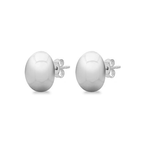 Boucles d'oreilles argent rhodié Tuscany Silver, l'excellence de l'électroformage