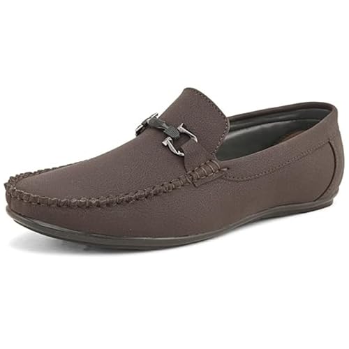 Image of SIR CORBETT Leather Loafers for Men (Size 6 to 13)