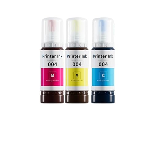 Encre couleur 004 L3251 L3153 rechargeable pour imprimante EcoTank