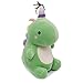 Poywuo Dinosauro, peluche a forma di dinosauro, cuscino decorativo, per Natale, compleanno, per ragazzi e ragazze (verde)
