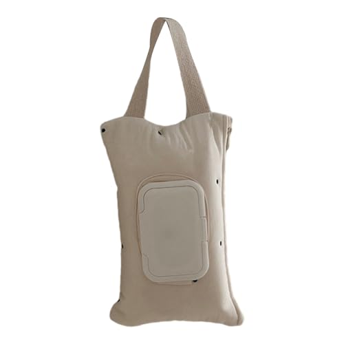 Car Mounted Tissue Box Cute Baby Stroller Tissue Bag Portable Pull-Out Flap Wet Wipes Paper Storage Organiser Pouch Must Have Item for Moms Travel