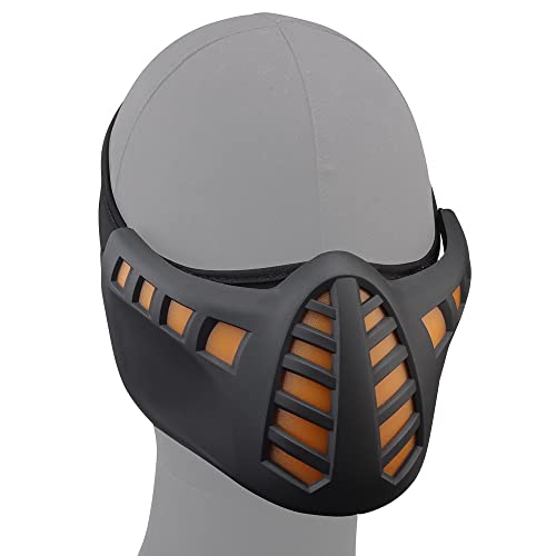 Masque airsoft paintball protégeant le visage avec LED contre les tirs BBS