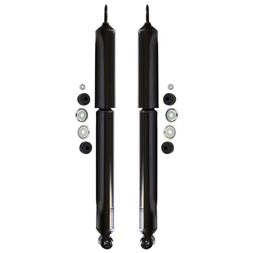 Image of Detroit Axle - 4WD Shock Absorbers for 1997-2003 Ford F-150 [Exc. 7700 GVW Package] 1998 1999 2000 2001 2002, 4 Front Rear Shock Absorbers Assembly Shocks Replacement