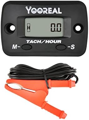 AutoGauge 12V Digital Tachometer With Max RPM Recall - Works On 2 Stroke & 4 Stroke Engines