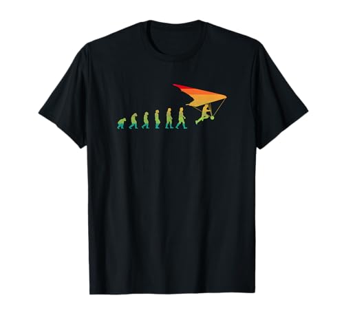 Hang Gliding, Vintage Evolution of Hang Gliding T-Shirt