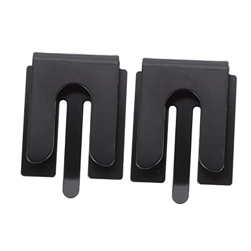 Balacoo 2pcs Radio Mount Iron Mic Holder Radio Accessories Quick Mount for Vehicle