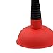 Sink Drain Plunger Suction Plunger, Household Kitchen Drain Plunger for Shower Kitchen Sink Bathtub Toilet, Red
