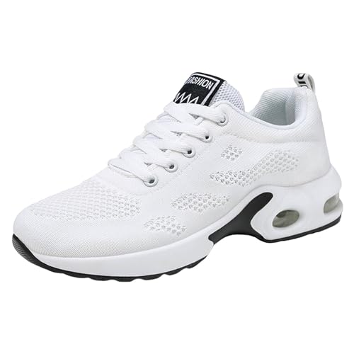 Générique Basket Blanche Femme, Basket Chaussure Orthopedique Femme Sport Baskets à Confort Orthopédique Respirantes, Semelle à Coussin d'air,...