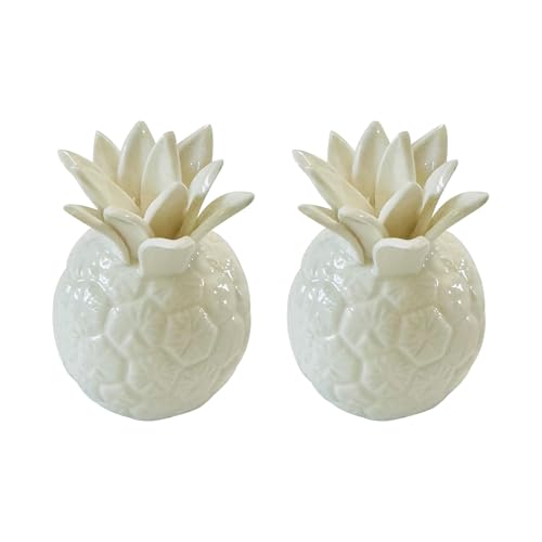 Fox Run Pineapple Mini Salt & Pepper Shakers, Set of 2 Beach Themed Shakers