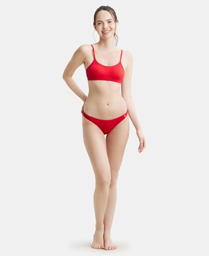 Image of Jockey SS02 Women Super Combed Cotton Elastane Stretch Low Waist Bikini