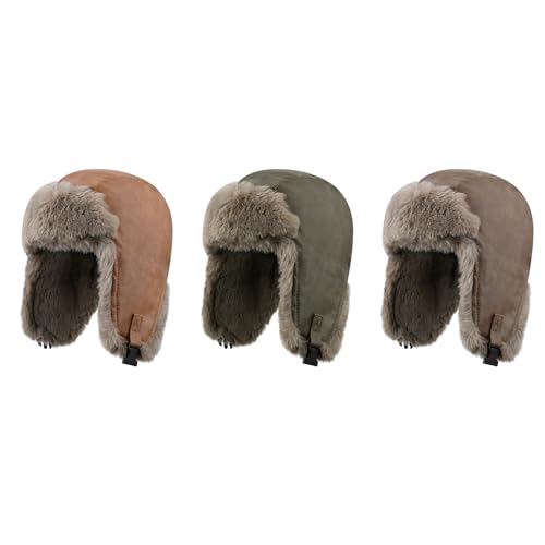 Bonnet d'hiver bomber étanche avec cache-oreilles thermiques pour la chasse