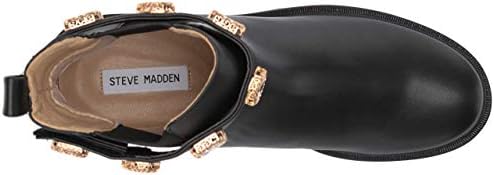 Steve Madden Women's Amulet Ankle Boot, Black, 10 | Image 4
