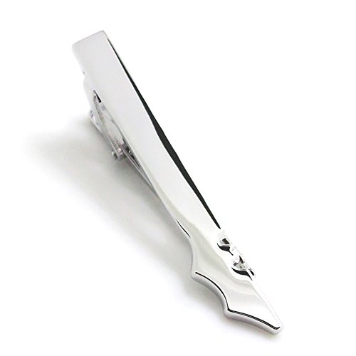 Set clásico de mancuerneros y pinza para corbata Silver Bat miniatura 6