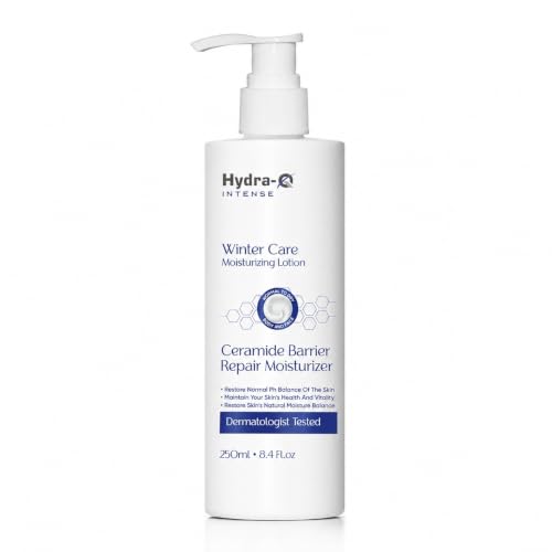 Image of Hydra Q Winter Care Moisturizing Cream | With Hyaluronic Acid, Ceramide Complex, Niacinamide, Shea Butter, Cocoa Butter & Natural Oils | Intensive Daily Moisturiser for Dry Skin | 250ml