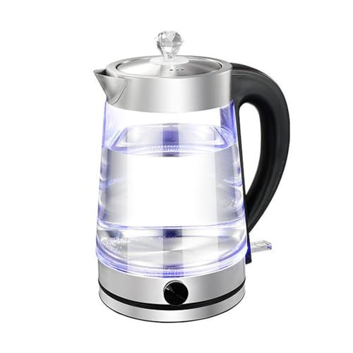 Kettle Eléctrico de Vidrio con Filtro Acero Inoxidable 2L 1000W miniatura 1