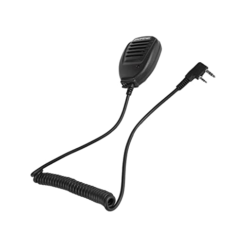 Image of CALANDIS Handheld Shoulder Speaker Mic Ergonomic Portable for BF530 BF666S BF490 | Microphones | Parts & Accessories | Radio Communication