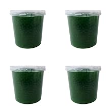 Bossen Bursting Popping Boba KIWI, 4 tubs 29.04 lbs/case