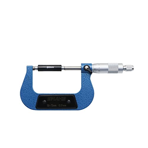 �}�C�N�����[�^�[�A50-75 mm �}�C�N�����[�^�[ ���i�� �����x �C�G���[ �O�� �}�C�N�����[�^�[ ����c�[�� 0.01 mm ���[�g���@ �O�� �}�C�N�����[�^�[ (50-75mm)