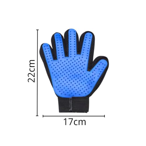 Luva Tira Pelos para Cachorro e Gato – Escova Pet Massageadora, Ajustável e Lavável – Remove Pelos S